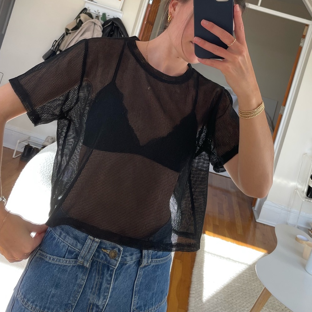 Emma & Sam Mesh Crop